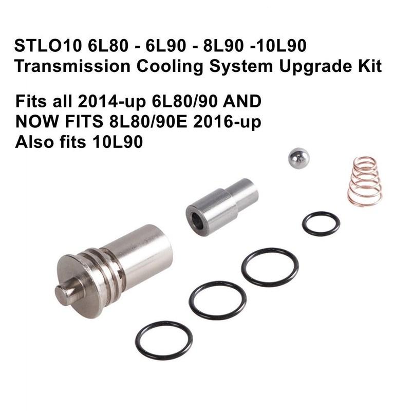6L80 6L90 8L90 10L90 Transmission Cooling System Upgrade Kit 2014-UP Cooler Flow Bypass Valve Kit Replace STL010 Car Accessories