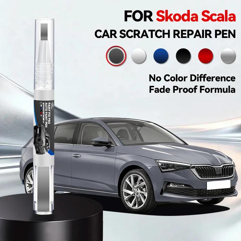 

Car Specialized Exclusive Car Paint Repair Pen For 2018-2025 Skoda Scala Paint Scratch Repair Accessories Silver 8E White 9P 2Y