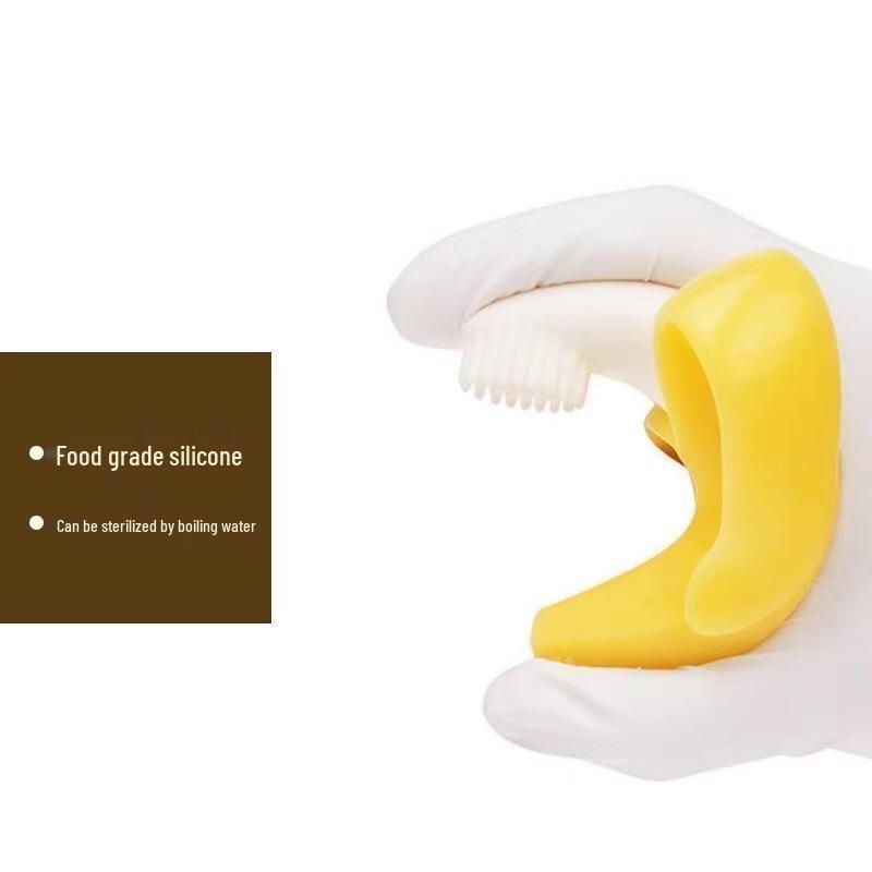 Lebensmittelechtes Silikon Bananen-Beißspielzeug Molarenstab für Neugeborene
