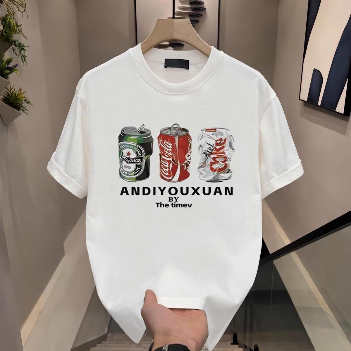 

Летняя мужская женская футболка с круглым вырезом, коротким рукавом и принтом, дышащие спортивные топы 3XL