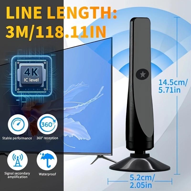 Усилитель антенны HDTV 4K с низким уровнем шума и высоким коэффициентом усиления Усилитель телевизионного сигнала UHD-телевизоры Аксессуары