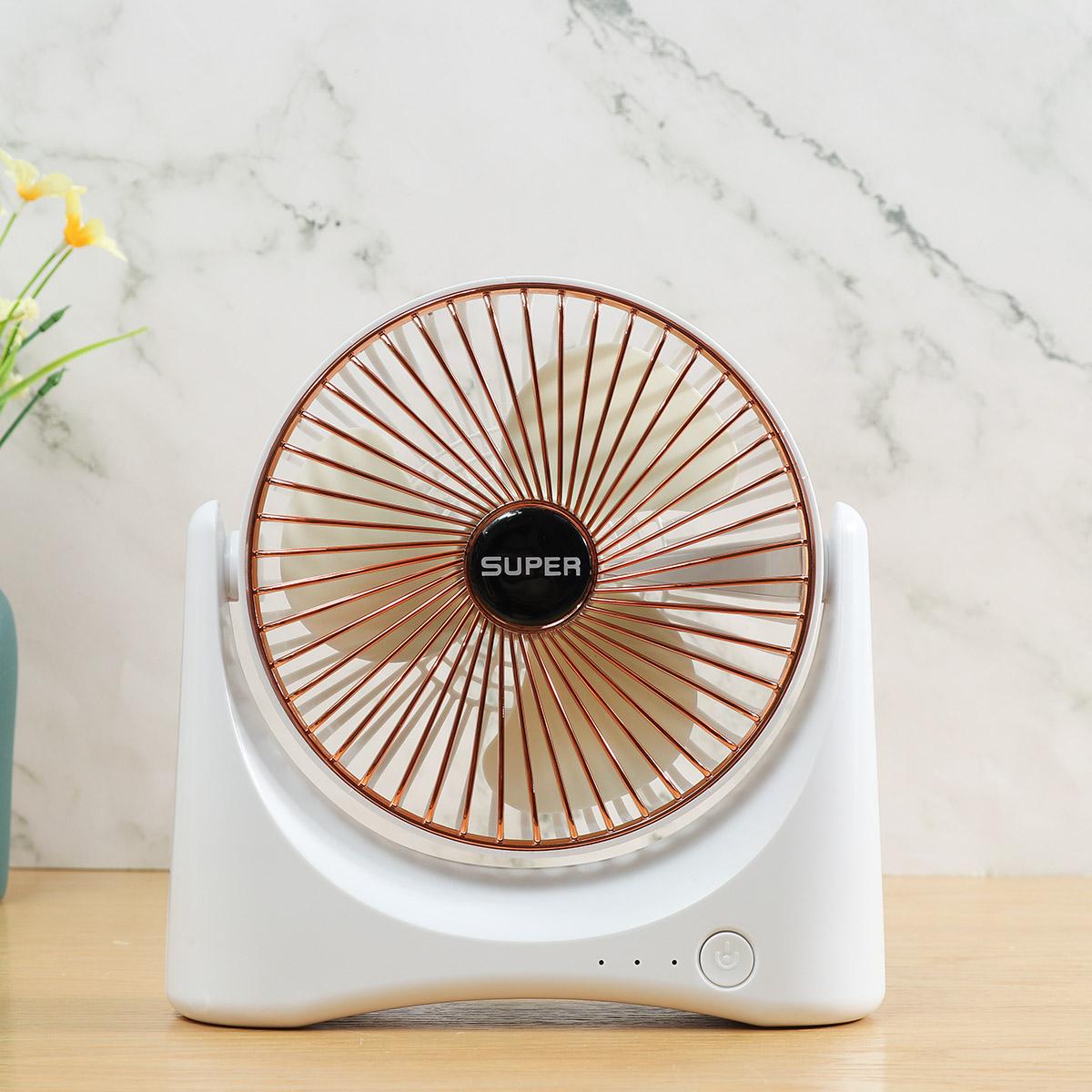 

6-дюймовый настольный вентилятор DC5V USB маленький вентилятор мини-портативная кровать тихий вентилятор 5W аккумуляторная студенческая общежитие 3 режима скорость электрический вентилятор