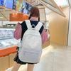 Schoolbag New Star Printing Backpack Female Versatile High Value Color Matching Primary and Secondary School Students Schoolbag Travel Backpack