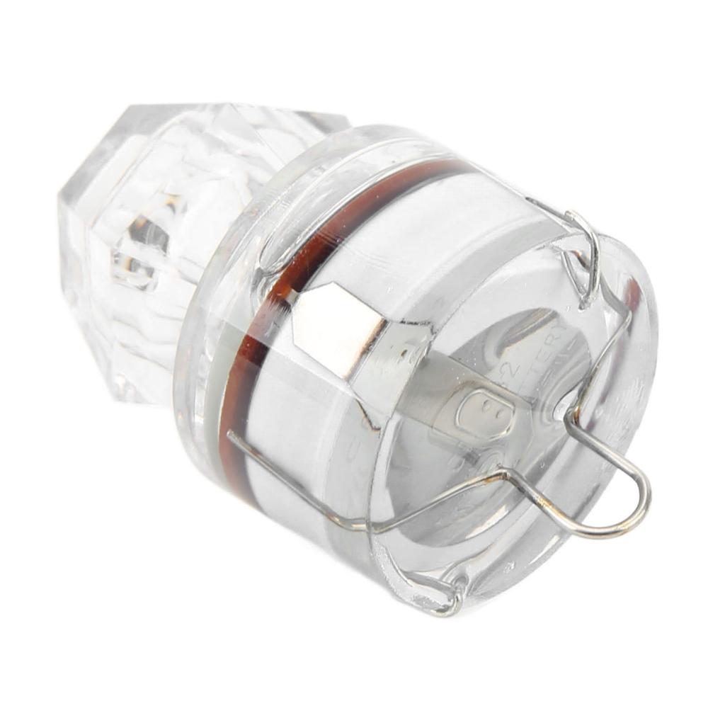 5Pcs Fishing Lure Light Diamond Shape LED Corrosion Resistance Auto Open Flashing Bass Lure Light White