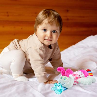 Silicone Pacifier Plush Animal Toy Baby Teething Pacifier with Toy Novelty Animal Pacifier