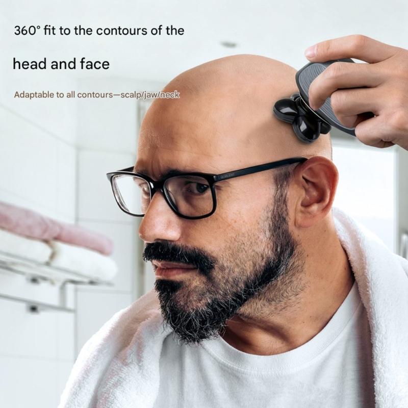 1/2/3Pcs Shaver Replacement Blade Heads Replacement for XR7000 Bald Head Electric Shaver Dry Wet Use Accessories