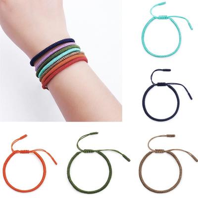 1Pc Unisex Fashion Jewelry Gift Good Luck Handmade Rope Braided Bracelet Bangle