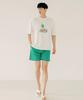Tyubeuteuli Men'S Hello Loose Fit Short Sleeve Rash Guard A605 Ivory