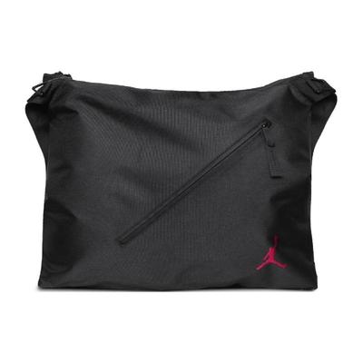 Polyesterová taška cez rameno Messenger taška Crossbody taška Bežná Unisex Čierna Jordan JD2143008GS-001