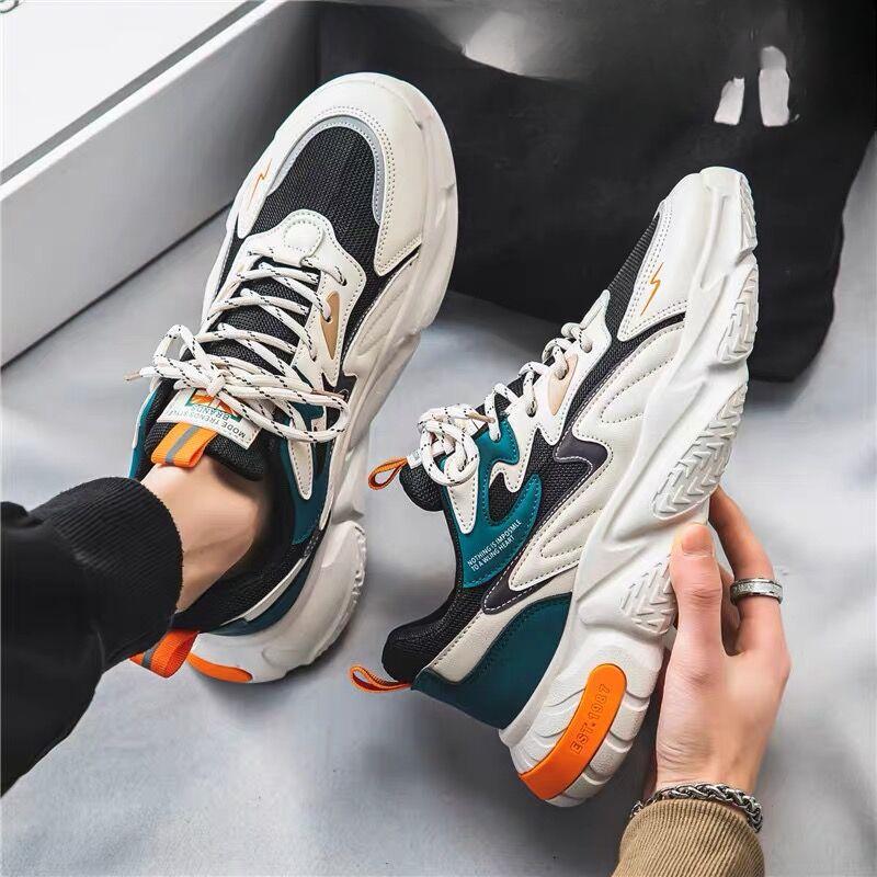 

Летние мужские новые дышащие сетчатые спортивные кроссовки, универсальные повседневные кроссовки для увеличения роста, кроссовки для бега 44