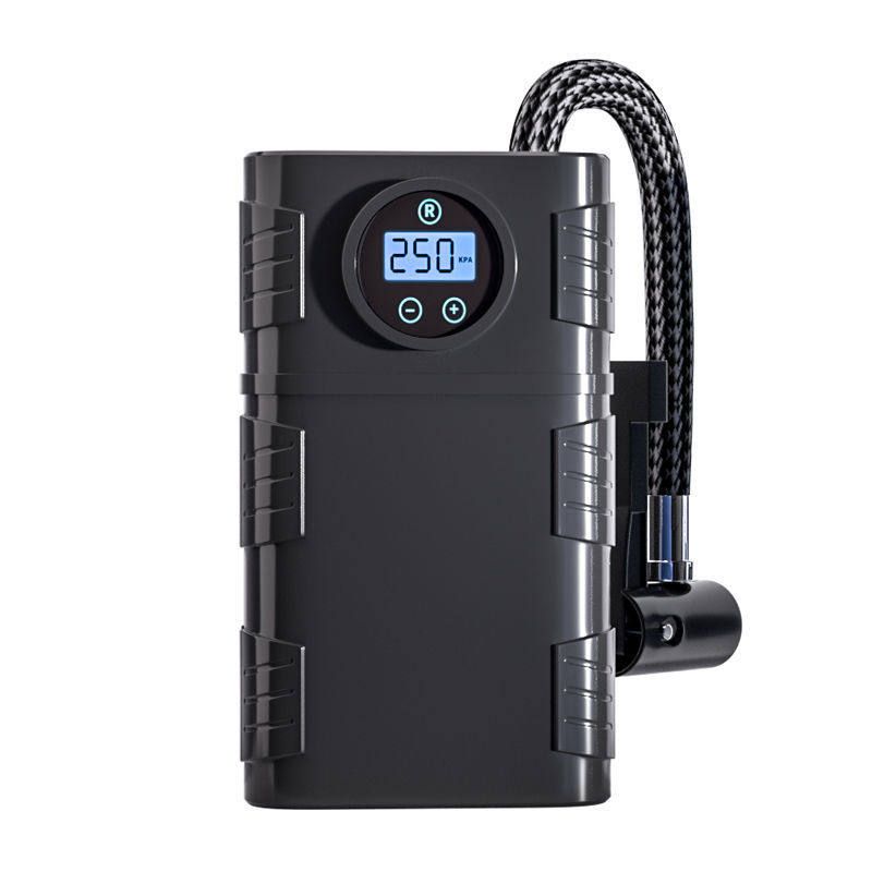 Car Air Pump, Electric Air Pump for Cars, Tire Pump with Tire Pressure Gauge, Portable for Small Cars