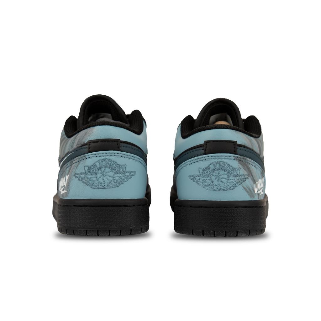 Jordan Air Jordan 1 Classic Cushioning Low top Vintage Basketball Shoes Unisex Green HV5968-001(Team1251)