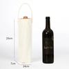 Canvas Bag Hand-held Wine Packaging Bag Single Eco-friendly Handbag Wine Bag