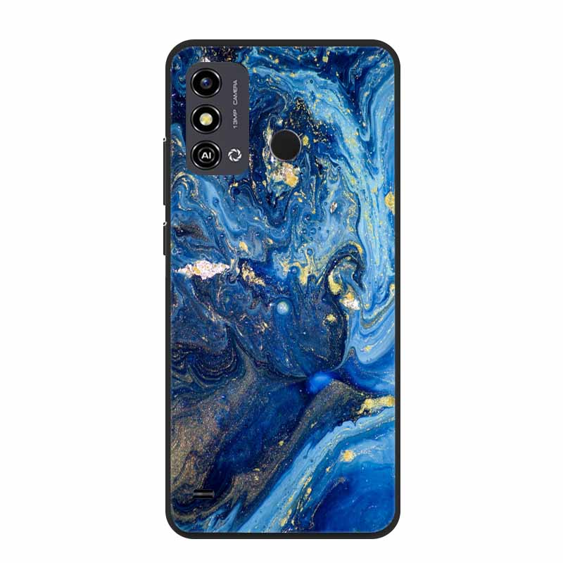 For ZTE Blade A53 Case Marble TPU Silicone Soft Back Cover Cases for ZTE Blade A53 A 53 Para 6.52" Cute Mica Painting New Coque