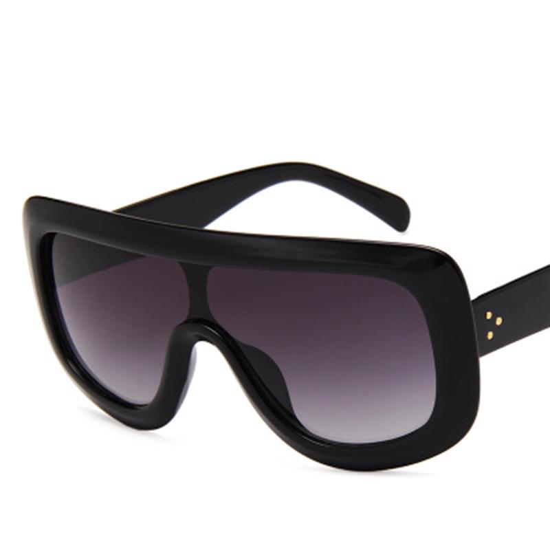 large black designer sunglasses