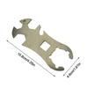 1Pcs Stainless Steel Gas Cylinder Wrench Gas Bottle Wrench For Outdoors Portable Cooking Gas Conditioning Tool Replacement Parts