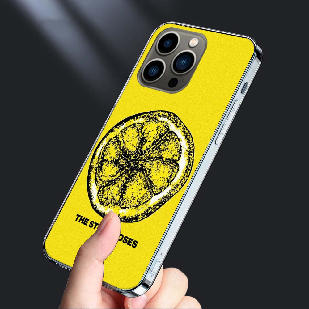 

Чехол для телефона Stone-R-Roses для iPhone 16E 15 Pro 14 Plus 17E 16 17 Pro Max Air 11 12 13 Mini Ударопрочный Capa Милый Чехол TPU iPhone 17 Pro Max