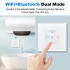 Graffiti WiFi Smart Touch Switch for Water Heater & Air Conditioner, 40A High-Power, European Standard, Voice Control.