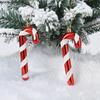2/4Pcs Cartoon Red Plastic Christmas Ornaments, Xmas Tree Hanging Pendants, Holiday Decorations for Home, Bar, Shop, Wedding & Party