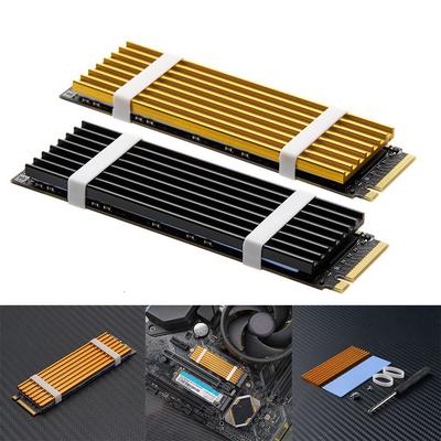 Radiator M.2 SSD NVMe Radiator aluminiowy do dysku twardego SSD M2 2280 z podkładką termiczną do dysku PS5 NVME NGFF M.2 2280 SSD