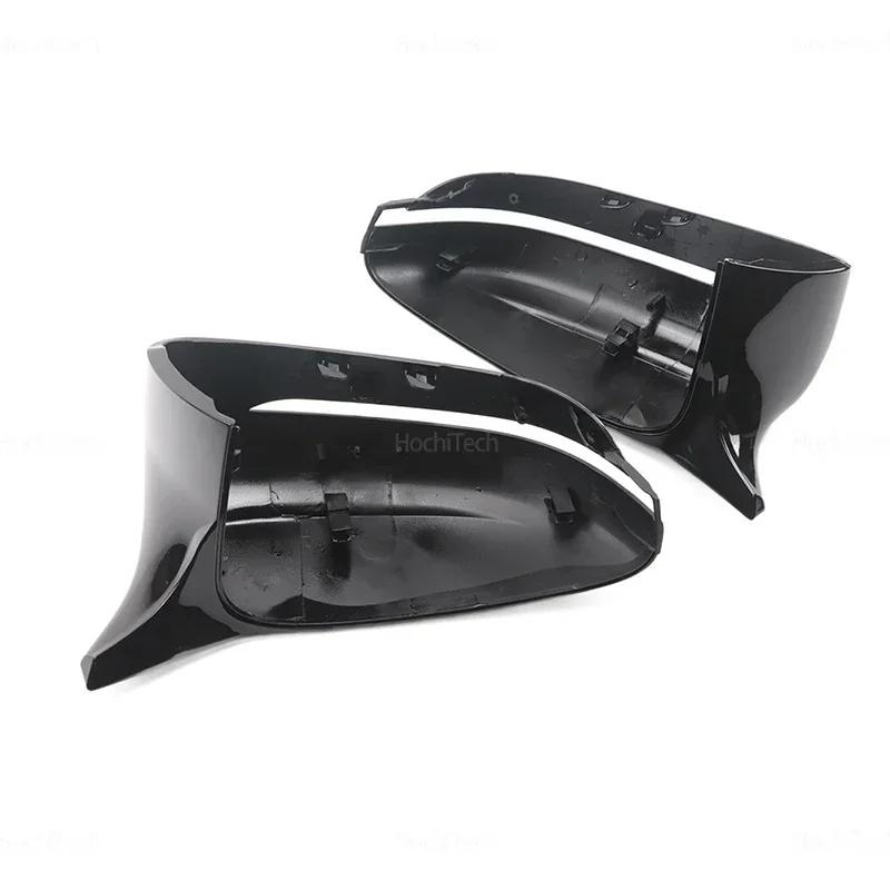 For BMW 3 4 5 6 7 8 series G20 G22 G30 G38 G11 G15 G16 Car Bright Black Rearview Mirror Cap Wing Side Mirror Cover