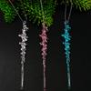 Haobei 12PCS Acrylic Icicle Christmas Ornaments