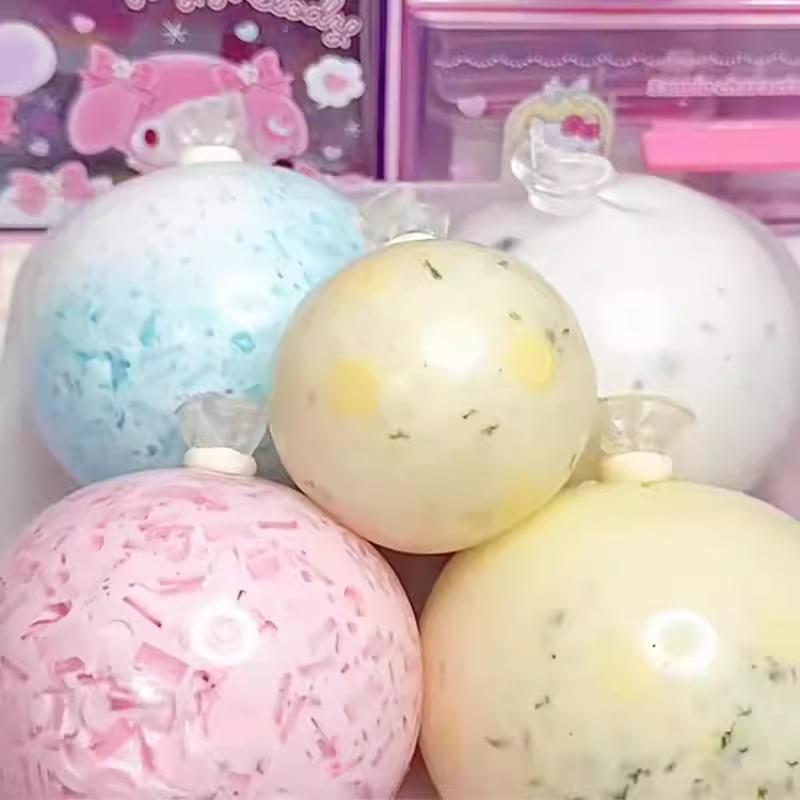 DIY Handgemachtes Squishy Ball Set - Beliebtes Stressabbau-Spielzeug mit Slow-Rebound-Funktion für ultimative Dekompression und Entspannung