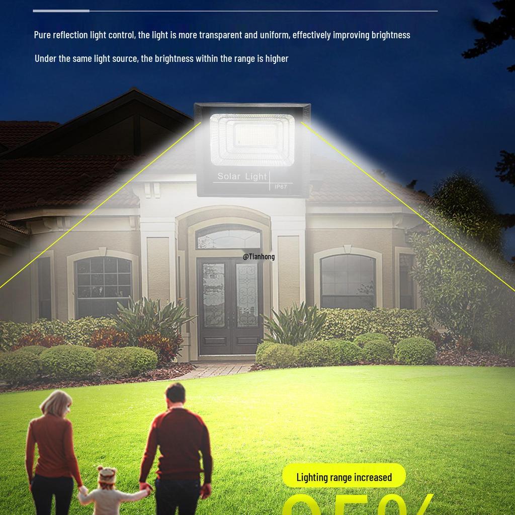 2025 Super Bright Waterproof Solar Outdoor Lights for Gates and Courtyards