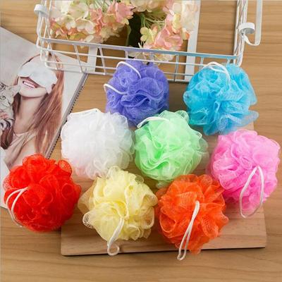 10pc Color Random Bath Shower Soap Bubble Body Wash Exfoliate Puff Sponge Mesh Net Ball Random Color)