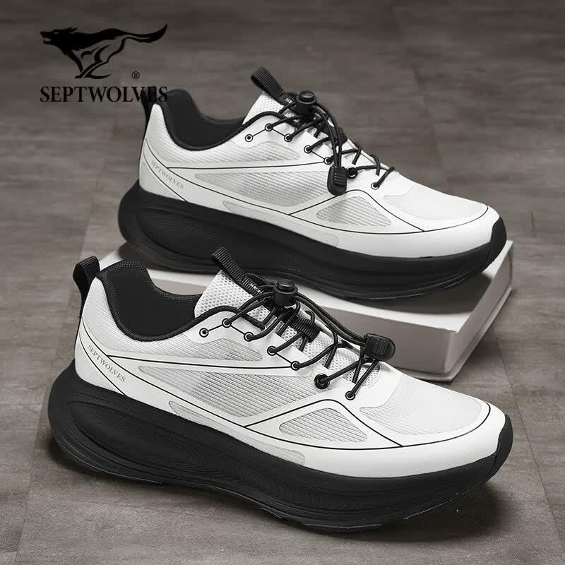 Sevenwolves Men's Breathable Mesh Running & Hiking Shoes