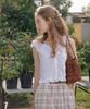 DEPOUND Flower Lace Shirring Blouse [White]
