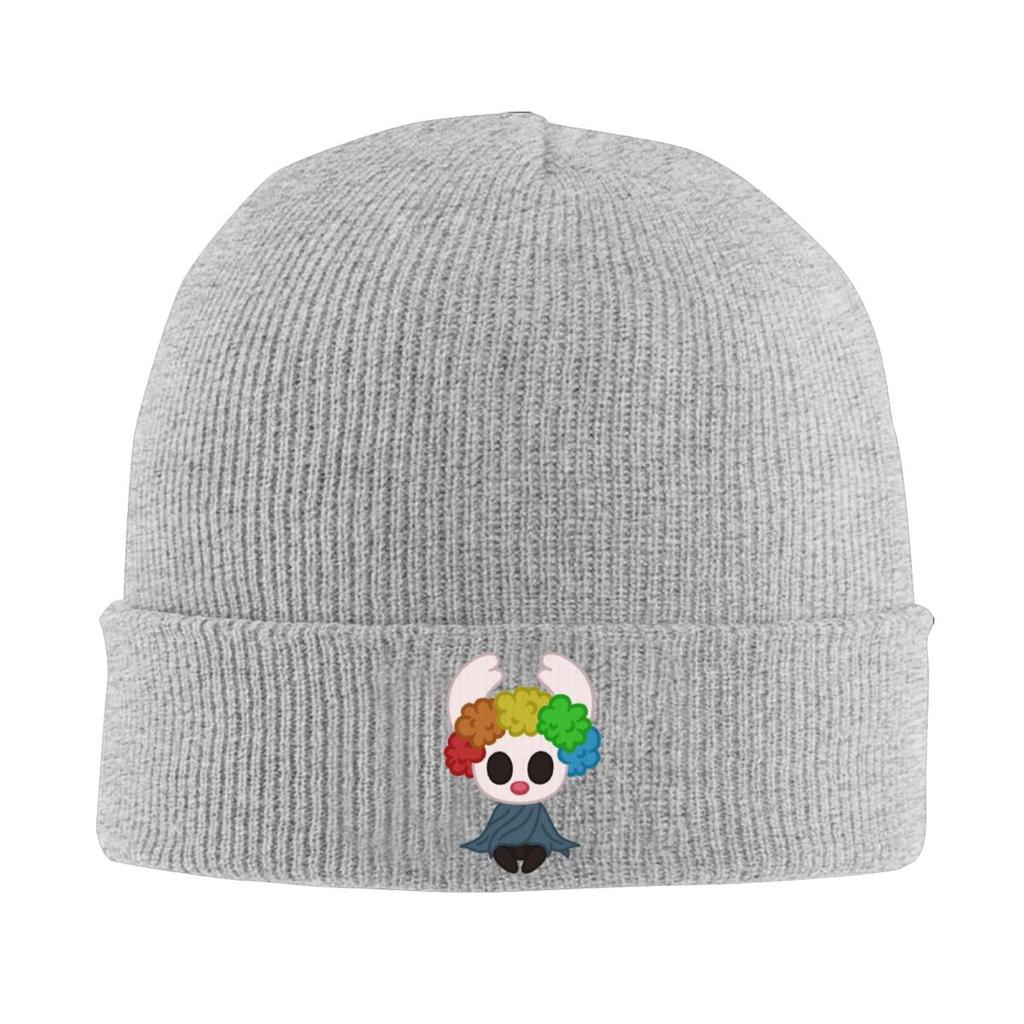 Hollow Knight Silksong Clown Warm Knitted Cap Winter Knit Bonnet Hat Skullies Beanies Hip Hop Caps for Unisex
