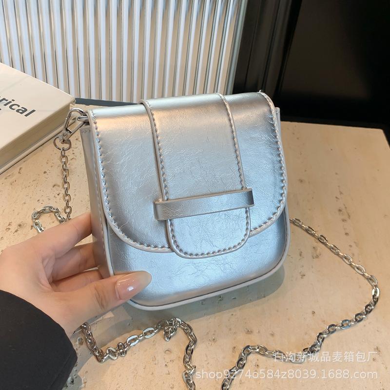 French Niche Fashion Explosion Mini Chain Small Bag Women's 2025 New Trendy Temperament Single Shoulder Crossbody Small Square Bag