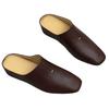 New Style of Flip-top High Heels Retro and Breathable Half-drag Square Toe Women's Shoes Devotion