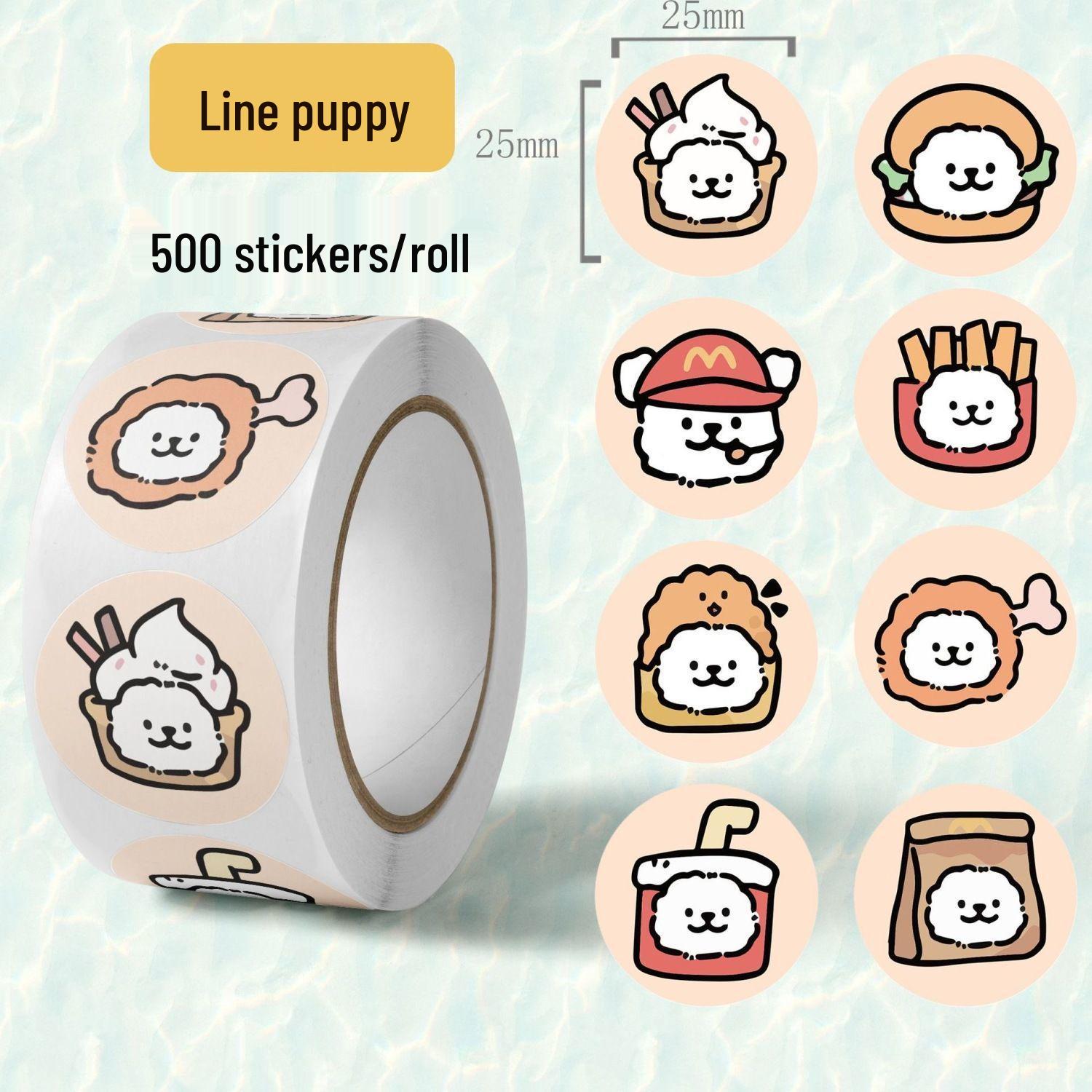 Двуязычные самоклеящиеся наклейки для упаковки хлеба и сэндвичей