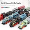 Retro Alloy Pull-Back Toy Train: Freely Assembled English Version for Children