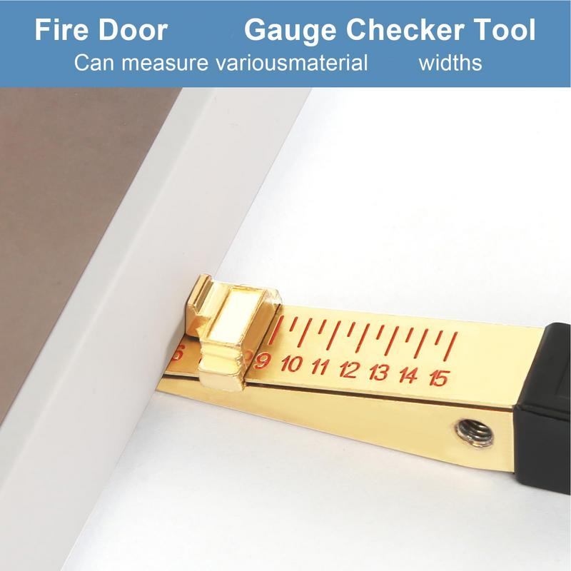 Fire Door Gauge Gauge Measuring Tool Feeler Gauges Engineering Inspection Flatness Measuring Measuring Ruler Tool With Vernier