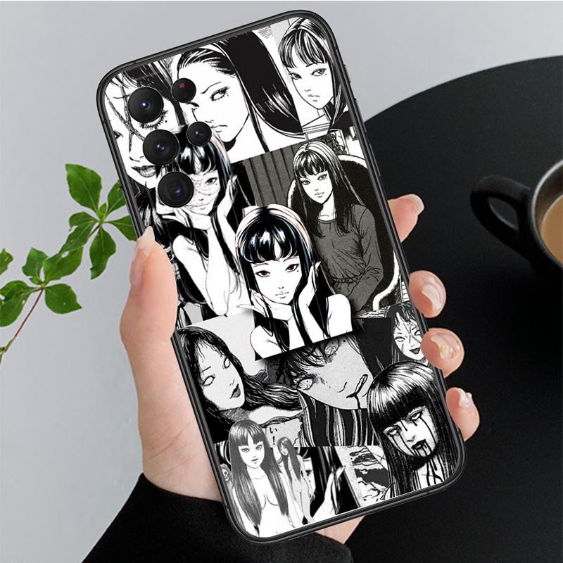Phone Case for Samsung Galaxy A35 A55 A54 A15 A25 A05s A05 A22 A24 A52 A33 A34 M34 M14 M54 M23 Tomie Junji Ito Case