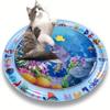 Square PVC Pet Sprinkler Pad Outdoor Water Play Mat