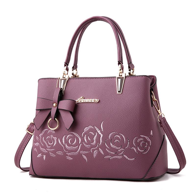 Dámské peněženky a kabelky Módní PU kožená brašna přes rameno Dámské kabelky Velkokapacitní crossbody