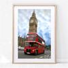London Paris landscape canvas painting posters on the Scandinavian theme and prints wall art paintings for the living room