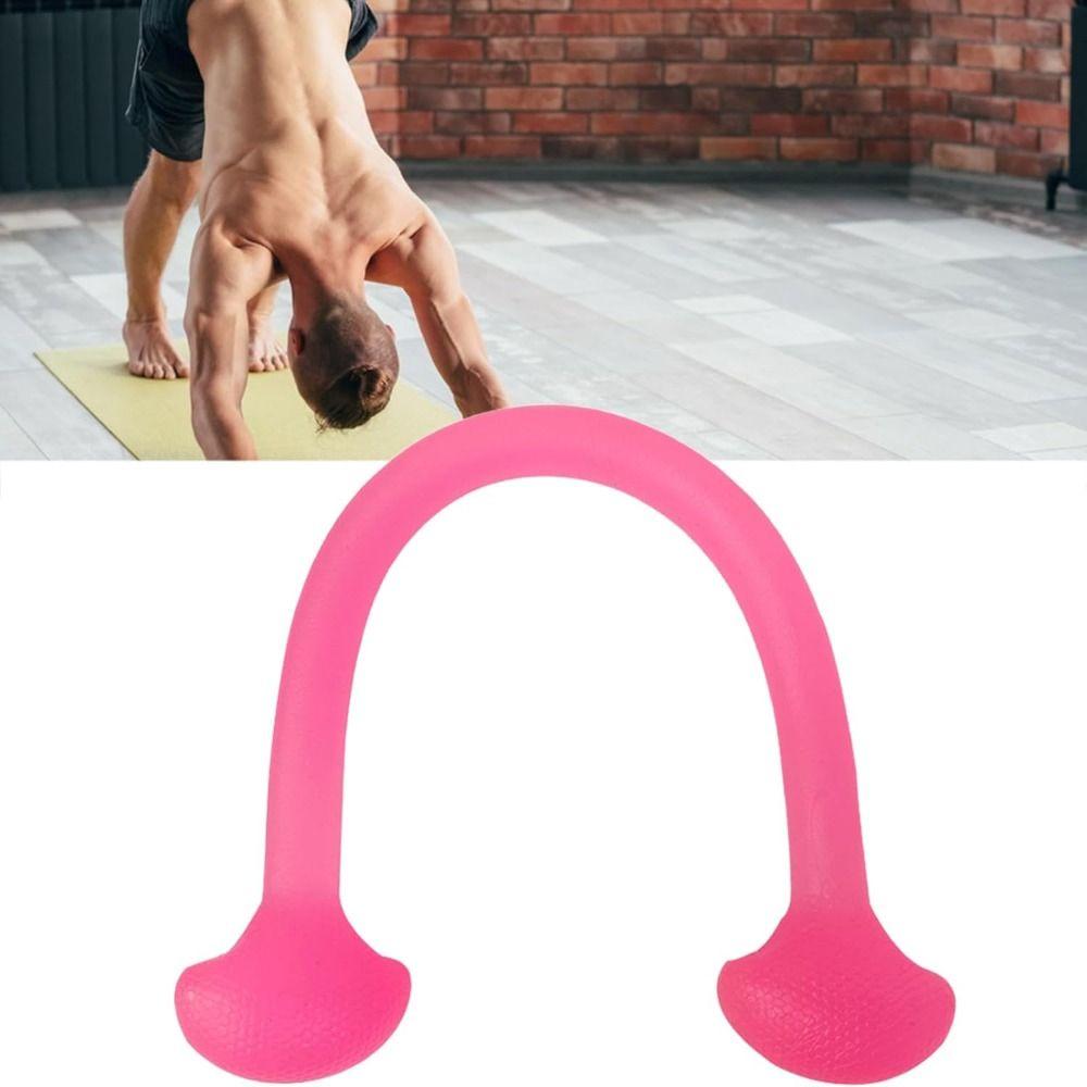 

Back Shoulder Opening Pulling Rope Elastic Silicone Fitness Tape Women Men фіолетовий