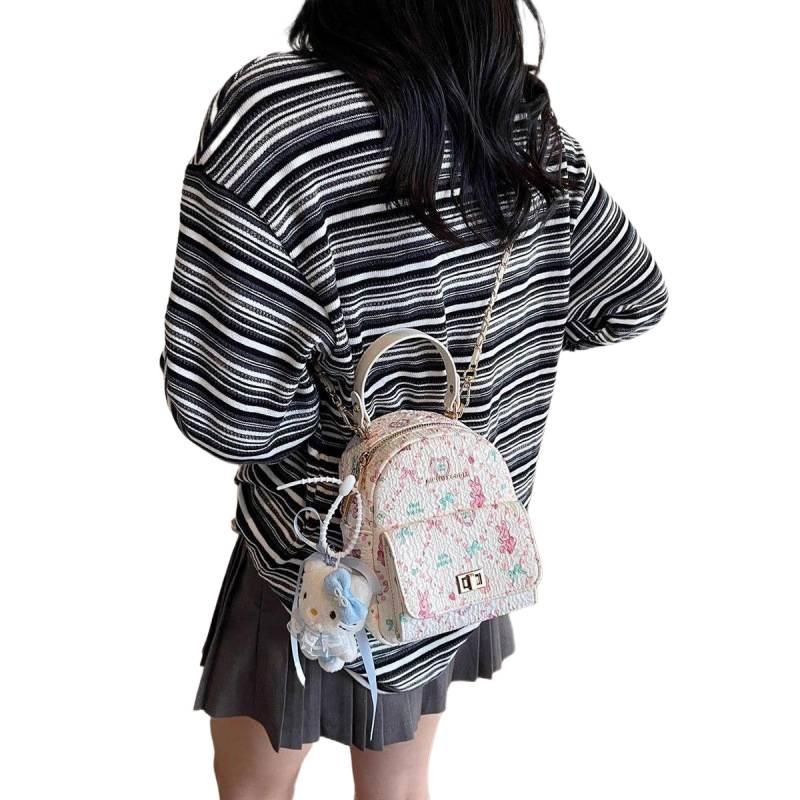 Women's Trendy Floral Lightweight Backpack - Cute, Small, Fashionable, High-End Design