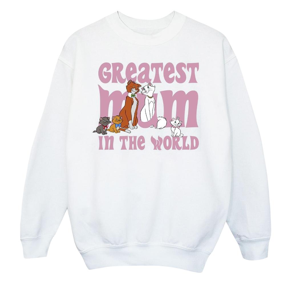 Disney Boys The Aristocats Greatest Mum Sweatshirt