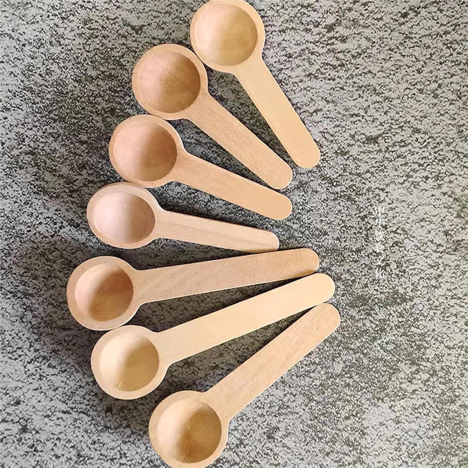 20 Pcs Small Seasoning Spoon,Mini Wooden Salt Spoon,Natural Wooden Spoon for Spice Jars, Coffee, Jam, Condiments, Honey, Tea, Sugar, Kitchen Cooking 20pcs