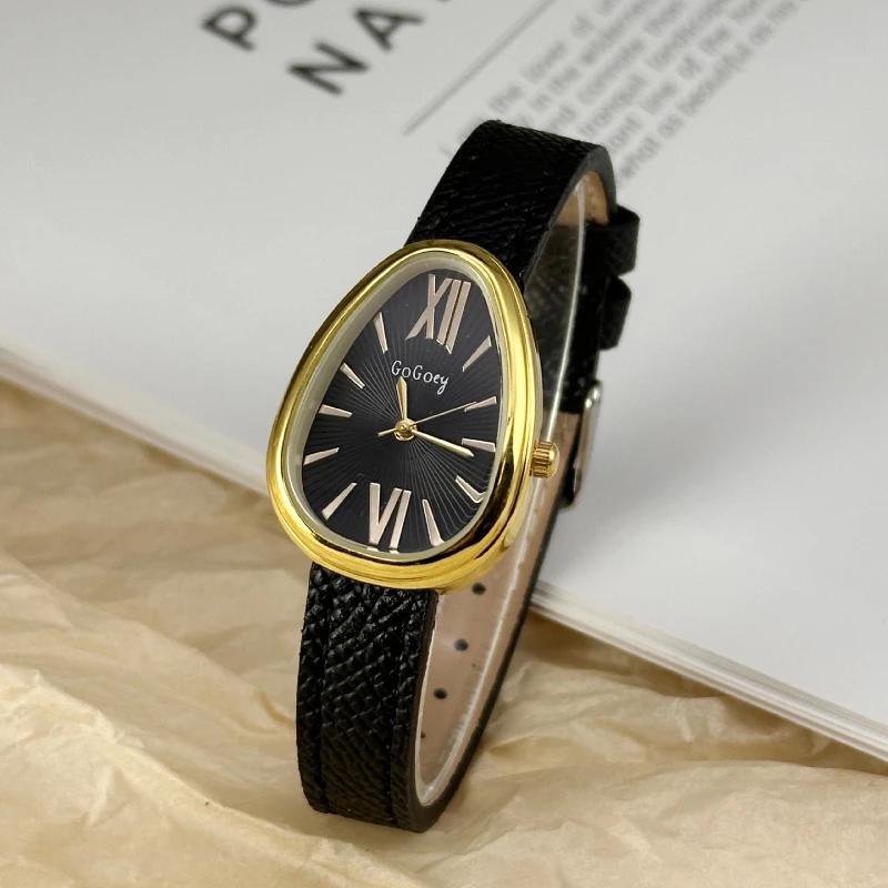 Luxury Designer Brand Women Quartz Watches Snake Head Ladies Watches Fashion Leather Strap Wristwatch Female Gift Montre Femme
