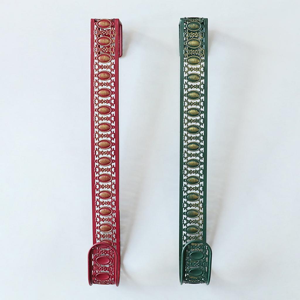 Železný háček na vánoční věnec, Vánoční závěs na dveře, Vánoční dekorace háček na věnec