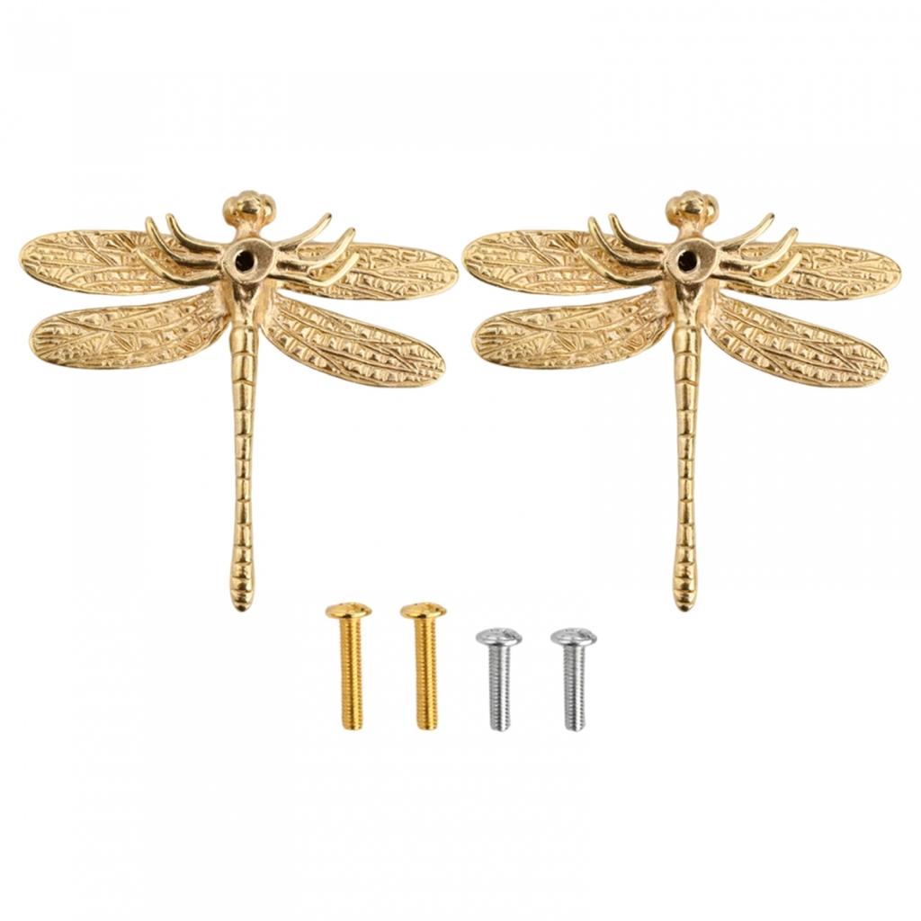 Trendy Brass Dragonfly Drawer Pulls for Enhancing Furniture Aesthetics