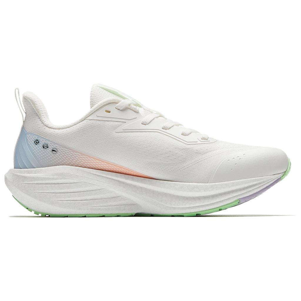 ANTA Women Chuang 4.0 Professional Marathon Racing Running Shoes White Pink Orange Green 122545581-1