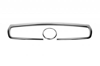 Radiator Grill Covers (2010-2015, Top, Stainless Steel) for Fiat Doblo II